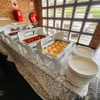 Catering spread at a function